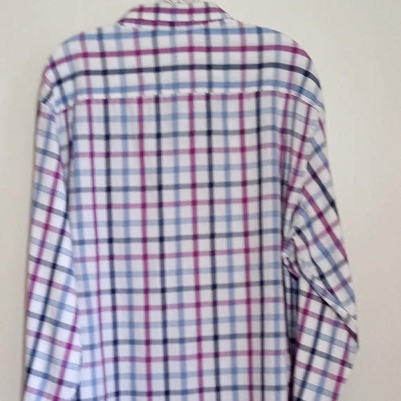 Van Heusen plaid long sleeve button down shirt men's size XXL - Picture 6 of 6
